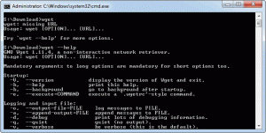 This is a Screen Shot of wGet, use wGet for Screen Scraping Service